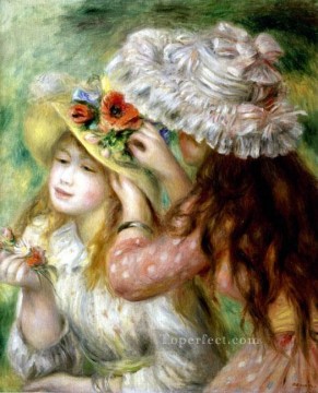 summer hats Pierre Auguste Renoir Oil Paintings